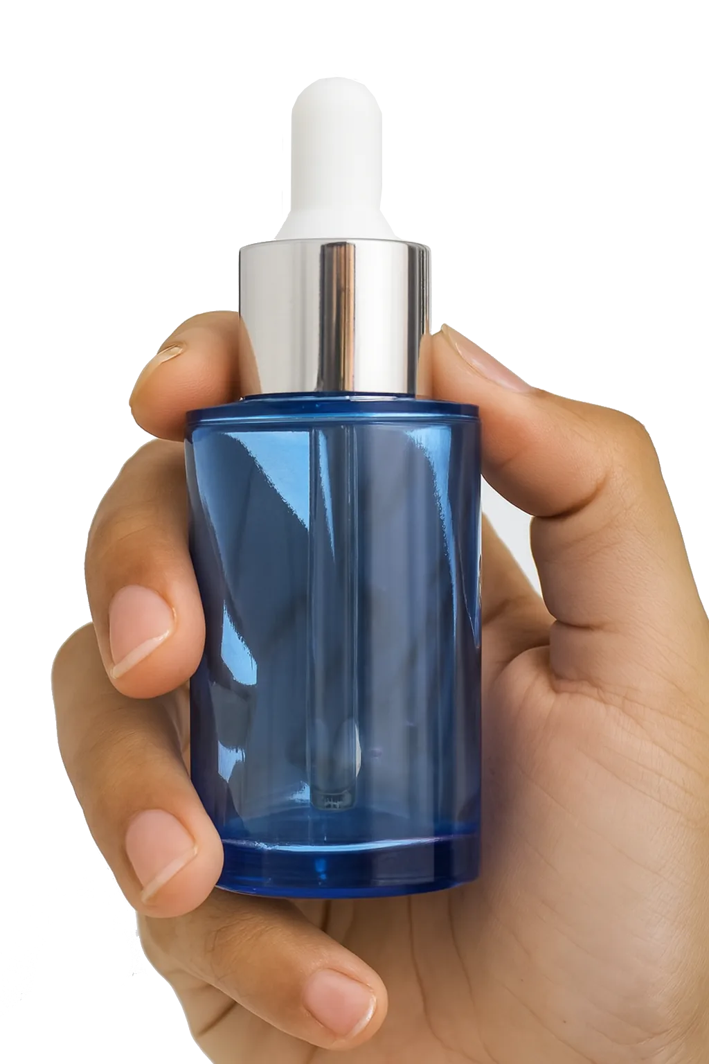 Hand holding personalized GLP-1 vial